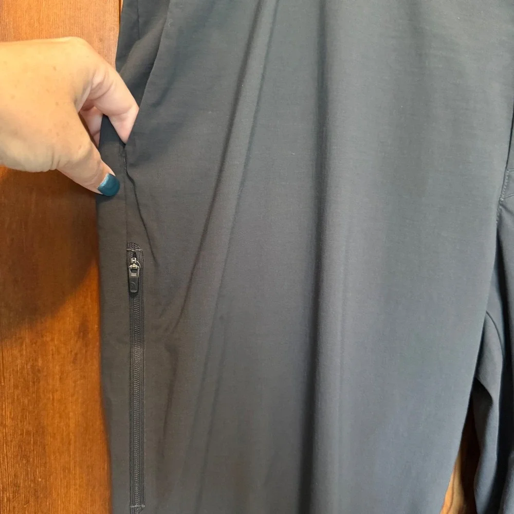 North Face Gray Hiking Pants Rock Away 36 Lightweight‎ Outdoor Stretch Gorpcore
